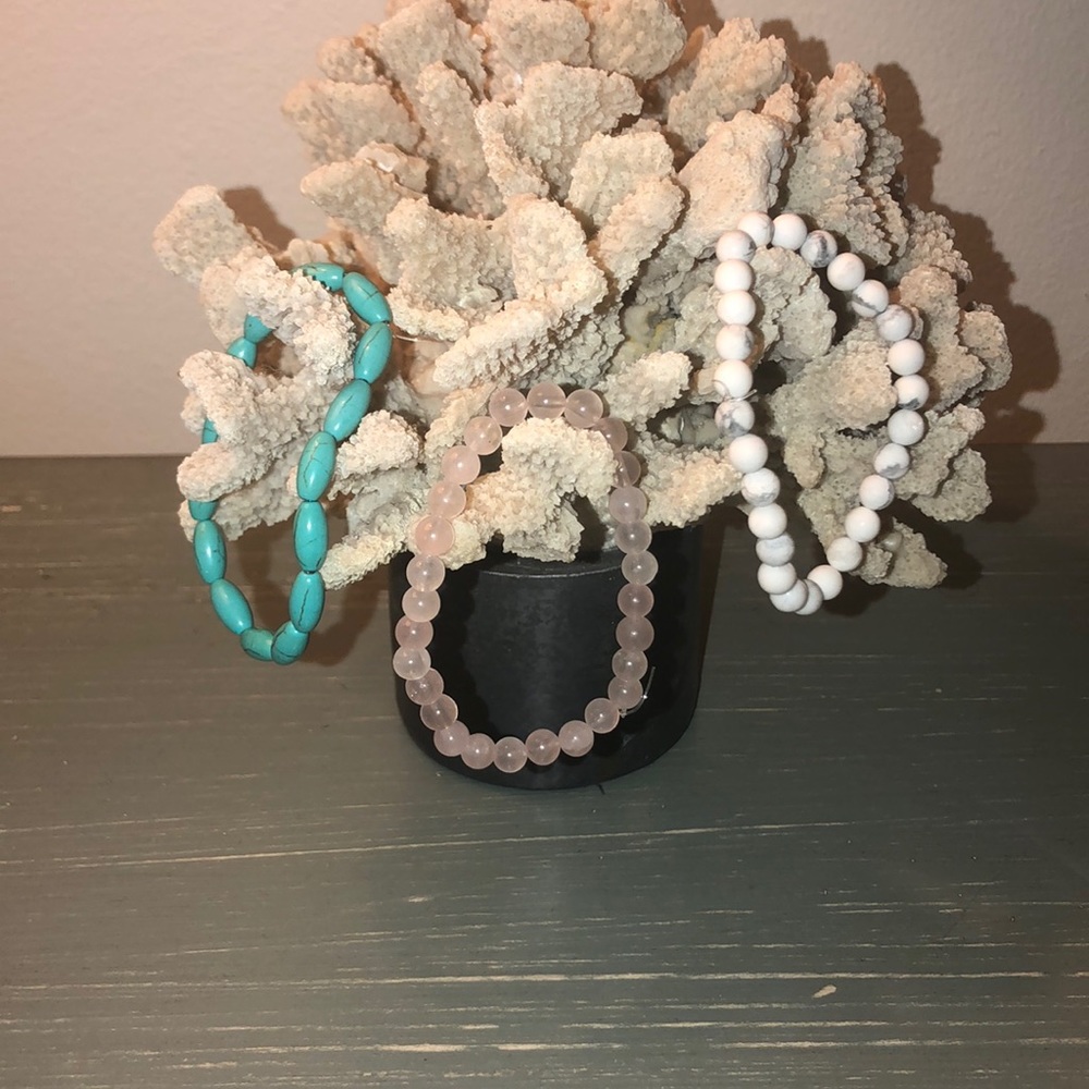 Boutique pack of three handmade bracelets!